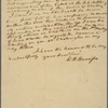 Letter to Lewis Cass, Secretary of War, Washington