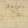 Letter to Lewis Cass, Secretary of War, Washington