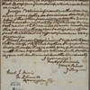 Letter to Jefferson Davis, Washington, D. C.