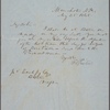Letter to John Earl Jr., Boston