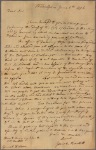 Letter to Nathaniel Folsom