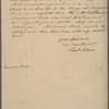 Letter to Baron Steuben, Head Quarters, Valley Forge