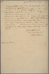 Letter to Baron Steuben, Head Quarters, Valley Forge