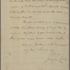 Letter to John Hancock and Samuel Adams, Boston