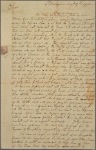 Letter to Nicholas Cooke, Gov. of Rhode Island