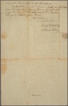 Letter to Nicholas Cooke, Gov. of Rhode Island