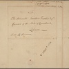 Letter to Gov. Jonathan Trumbull, of Connecticut