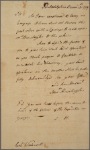 Letter to Col. [Jeremiah?] Wadsworth [Hartford, Conn.?]