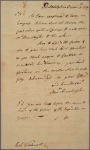 Letter to Col. [Jeremiah?] Wadsworth [Hartford, Conn.?]