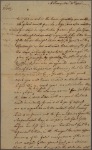 Letter to John Hancock, President of Congress
