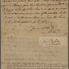 Letter to John Hancock, President of Congress
