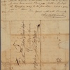 Letter to John Penn, London