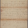 Letter to Owen Biddle, of the Committee of Safety