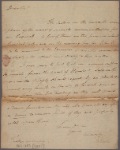 Letter to Owen Biddle, of the Committee of Safety