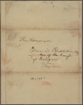 Letter to Edmund Pendleton, Speaker of the Virginia House of Delegates