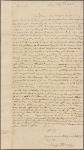 Letter to Robert Morris, Philadelphia