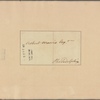 Letter to Robert Morris, Philadelphia