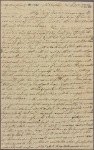 Letter to Landon Carter, Sabine Hall, Va.