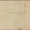 Letter to Robert Wormeley Carter, Sabine Hall [Va.]