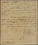 Letter to Samuel Johnston [Edenton, N. C.]