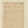 Letter to General Washington