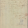 Letter to William Henry Drayton, Amelia