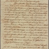 Letter to Governor James De Lancey