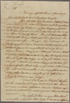 Letter to Governor James De Lancey