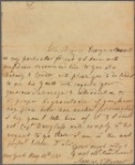 Letter to Governor Robert Hunter Morris