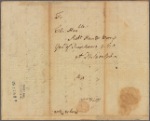 Letter to Governor Robert Hunter Morris