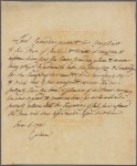 Letter to Thomas Percy, Dean of Carlisle, afterwards Bishop of Dromore