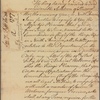 Letter to the Deputy Governor of Pennsylvania [William Denny]