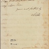 Letter to [William Eden.]