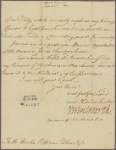 Letter to William Pitkin
