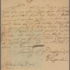 Letter to Samuel Sewall, Boston, per Joseph Flood