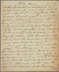 Letter to [the Home Secretary, William Henry Cavendish Bentinck,] Duke of Portland