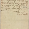 Letter to [the Home Secretary, William Henry Cavendish Bentinck,] Duke of Portland