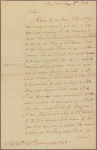 Letter to James De Lancey, Governor of New York