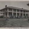 Headquarters of the Resettlement Administration at the Sandhills Land Utilization project near Hoffman, North Carolina.