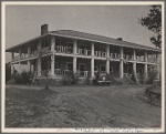 Headquarters of the Resettlement Administration at the Sandhills Land Utilization project near Hoffman, North Carolina.