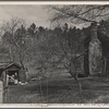 Old farmhouse at Crabtree Creek recreational project near Raleigh, North Carolina.