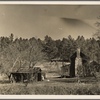 Old farmhouse at Crabtree Creek recreational project near Raleigh, North Carolina.
