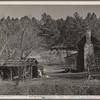 Old farmhouse at Crabtree Creek recreational project near Raleigh, North Carolina.