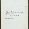 DINNER [held by] THE WENTWORTH [at] "NEWCASTLE, RI" (HOTEL;)