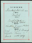 DINNER [held by] MANSION HOUSE [at] "WILLIAMSTWON, MA" (HOTEL;)