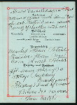 DINNER [held by] MANSION HOUSE [at] "WILLIAMSTWON, MA" (HOTEL;)