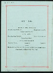 DINNER [held by] MANSION HOUSE [at] "WILLIAMSTWON, MA" (HOTEL;)