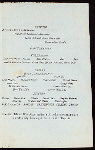 DINNER [held by] THOUSAND ISLAND HOUSE [at] "ALEXANDRA BAY, NY" (HOTEL;)