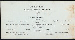 DINNER [held by] FALMOUTH HOTEL [at] "PORTLAND,ME" (HOTEL)