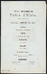 MENU [held by] HUBEL'S RESTAURANT & HOTEL [at] "BROOKLYN, NY" (HOT;)